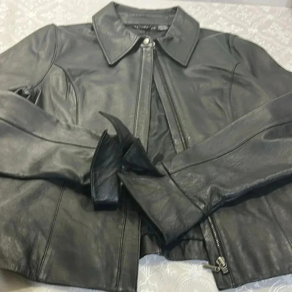 Attention leather jacket L - Picture 2 of 16